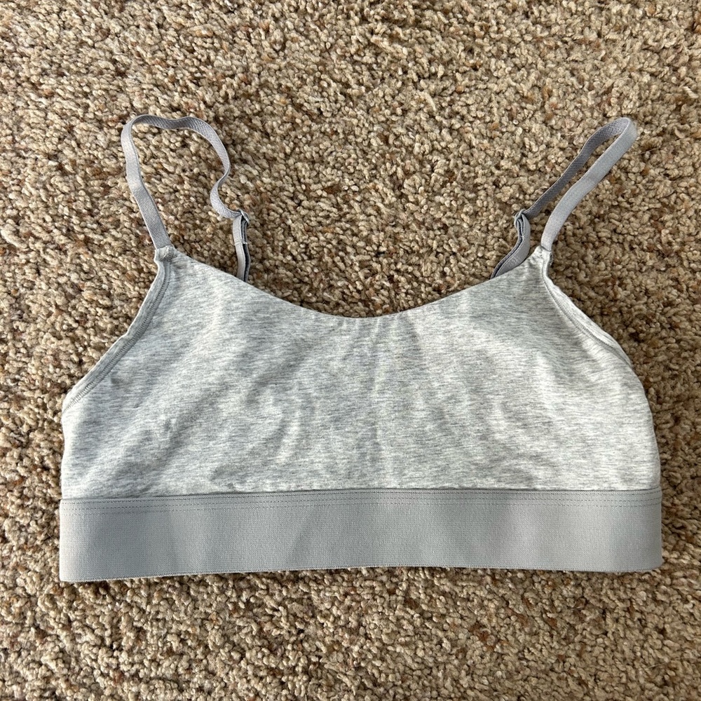 Tna grey bralette from aritzia
